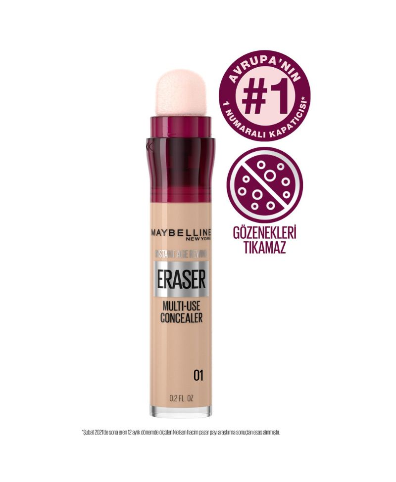 Maybelline New York Instant Anti Age Eraser Kapatıcı - 01 Light